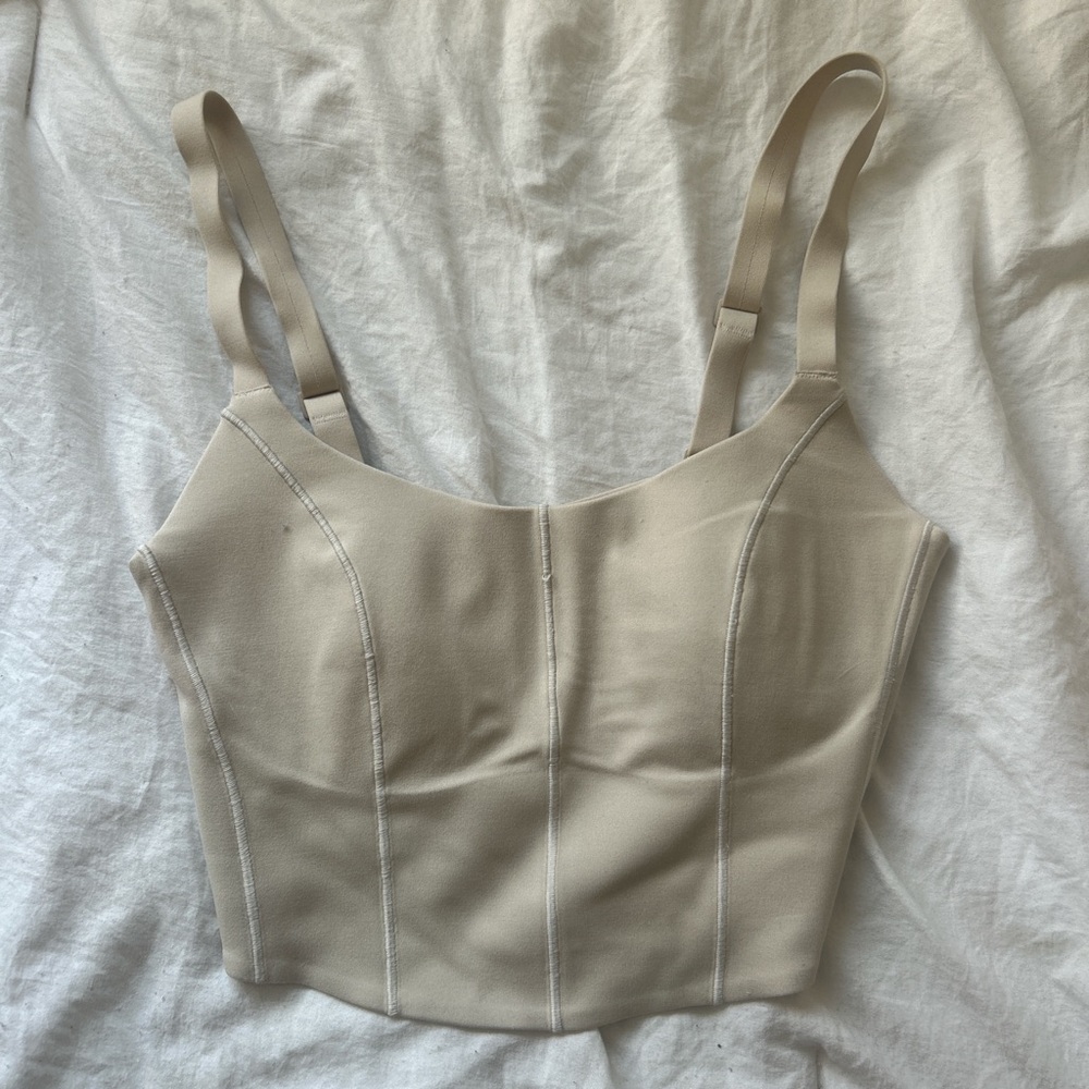 Elegant Beige Tank Top
